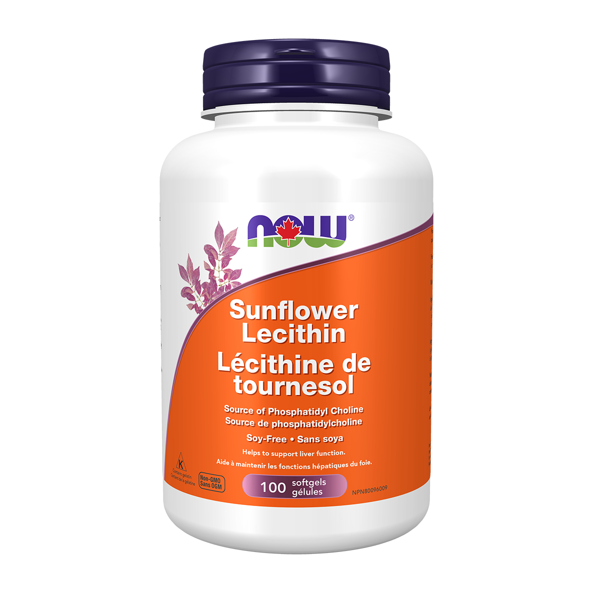 Sunflower Lecithin 100 softgels