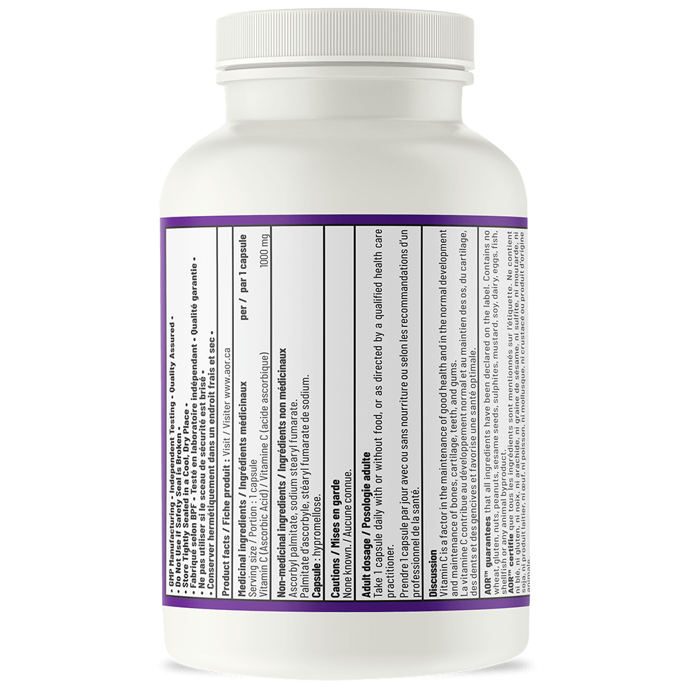 AOR Vitamin C 1000mg - 300 caps