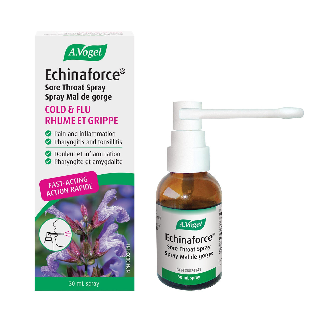 A. Vogel Echinaforce Sore Throat Spray 30mL - Duo Pack (2 for 1)