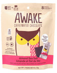 Awake Caffeinated Chocolate - Almond Sea Salt 8x12g
