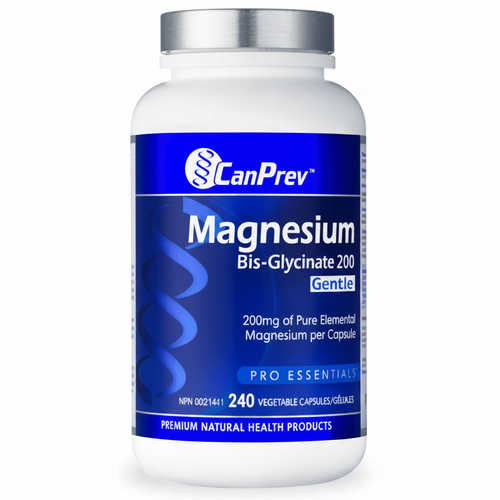 Can Prev Magnesium Bis-Glycinate 200 Gentle 240 v-caps