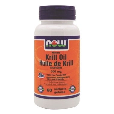 NOW Neptune Krill Oil 500mg 60 softgels