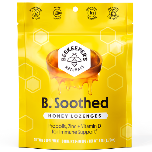Beekeepers Naturals B.Soother Honey Lozenges