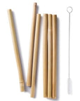 Bambu Grubware Bamboo Straws- Set of 6