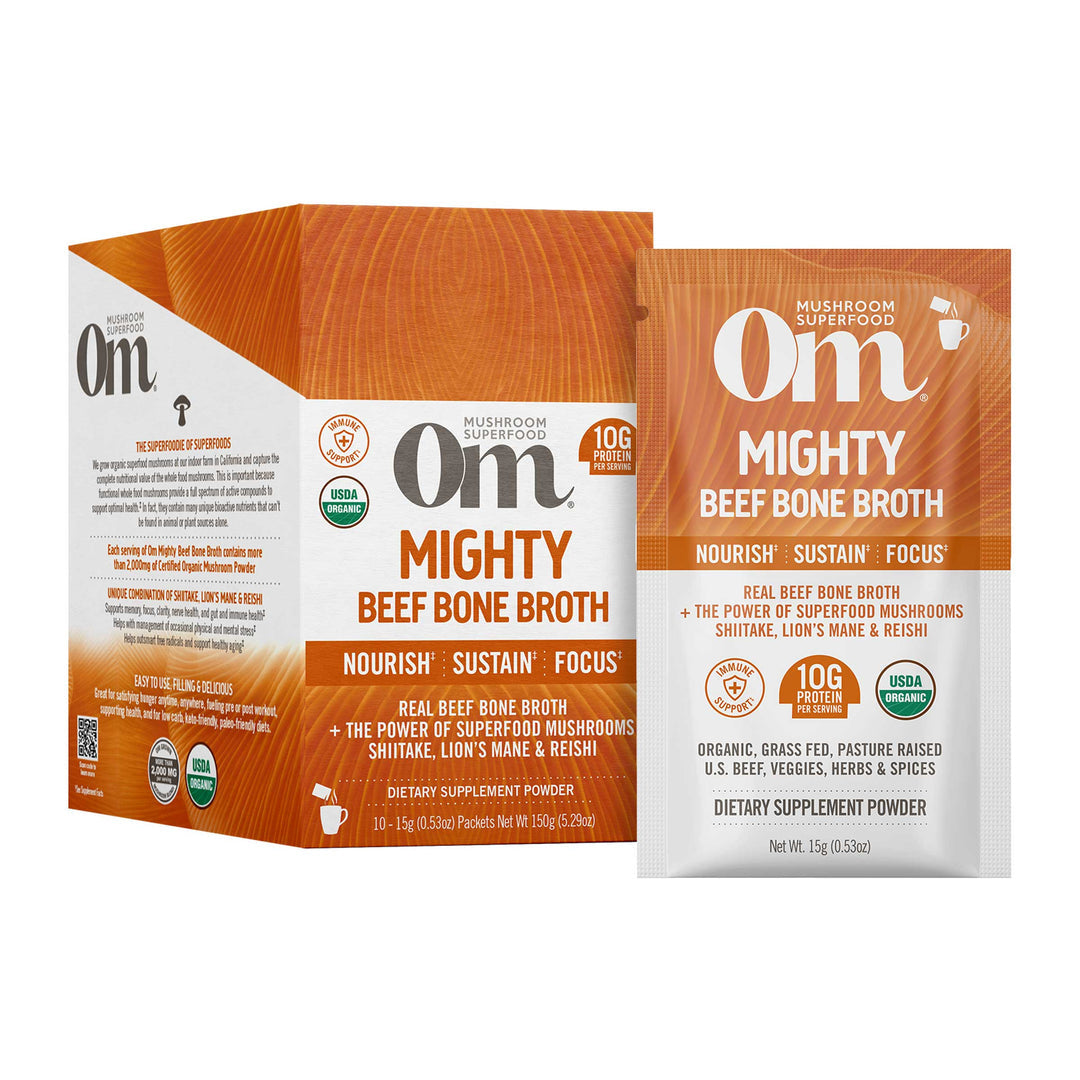 Om Beef Bone Broth 10 packets single