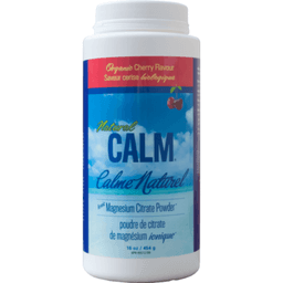 Natural Calm Magnesium Citrate Powder Cherry 16oz