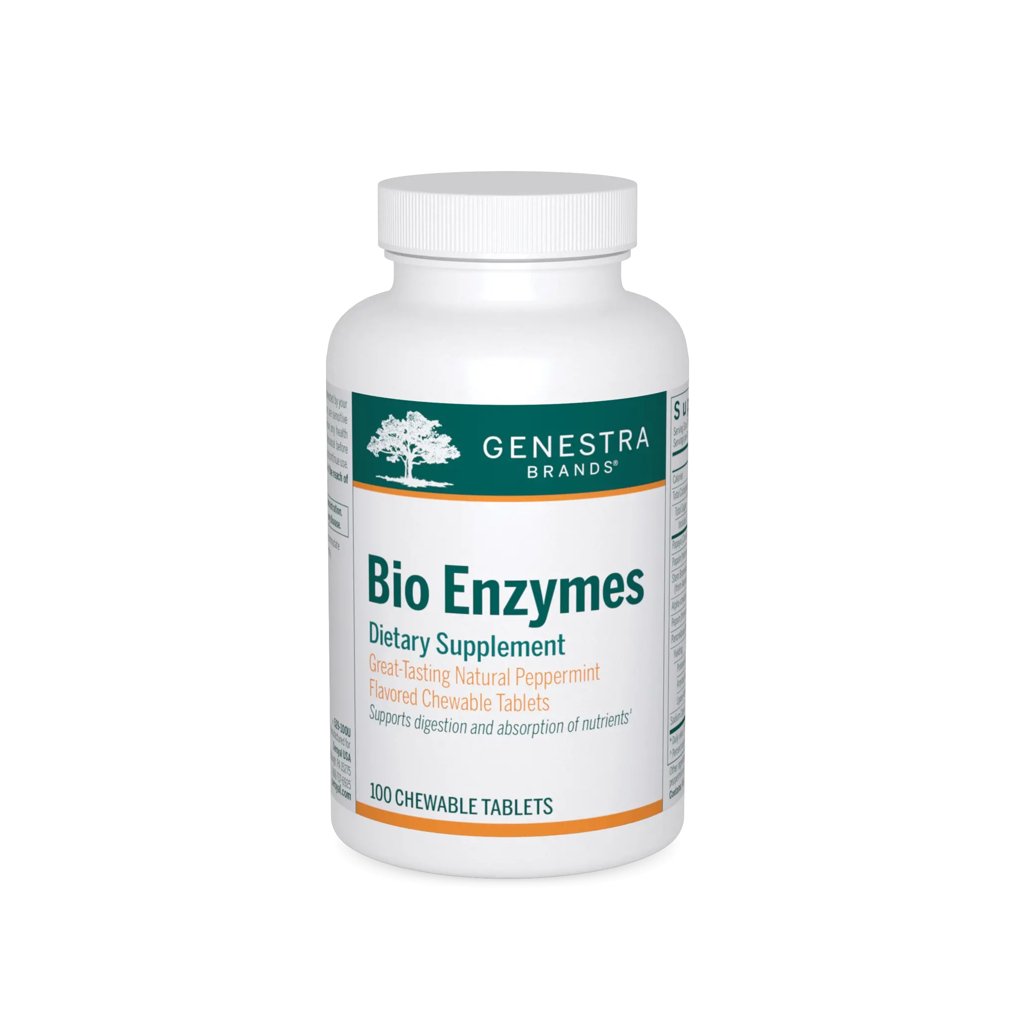 Genestra Bio Enzymes 100 Chewable Tablets