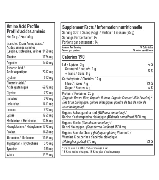 Botanica Perfect Elevated Adrenal Support Protein Vanilla 642g