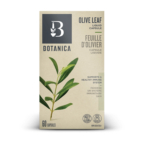 Botanica Olive Leaf 60 Liquid Caps