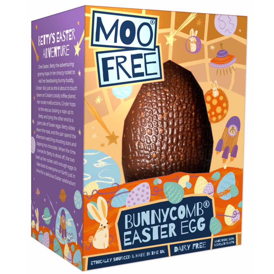 Moo Free - Chocolate Easter Egg - Bunnycomb - 85g