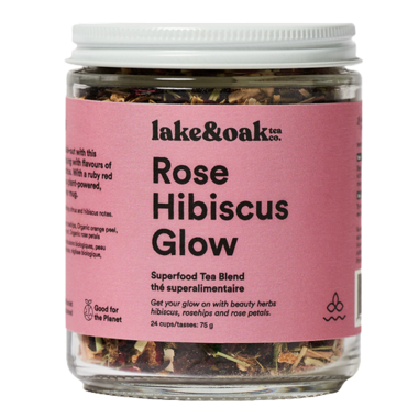 Rose Hibiscus Glow Superfood Tea Blend 75g