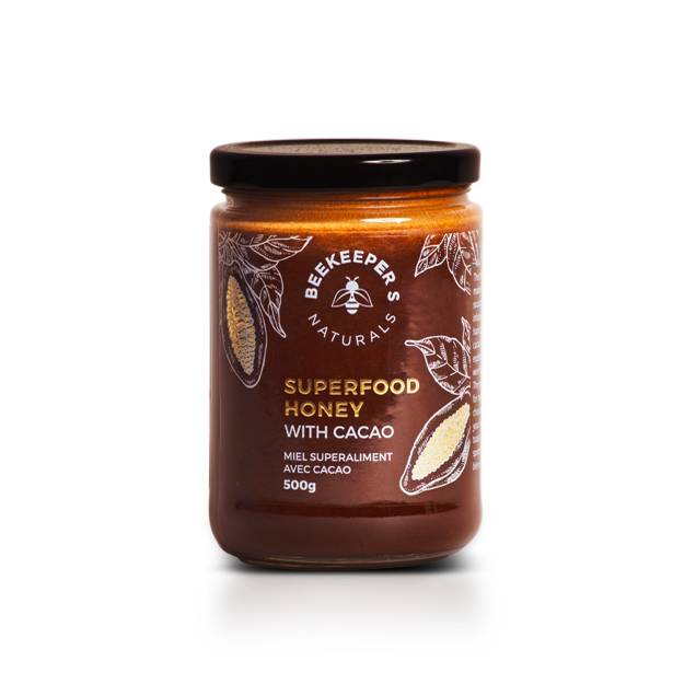 Beekeepers Naturals Superfood Cacao Honey 500g