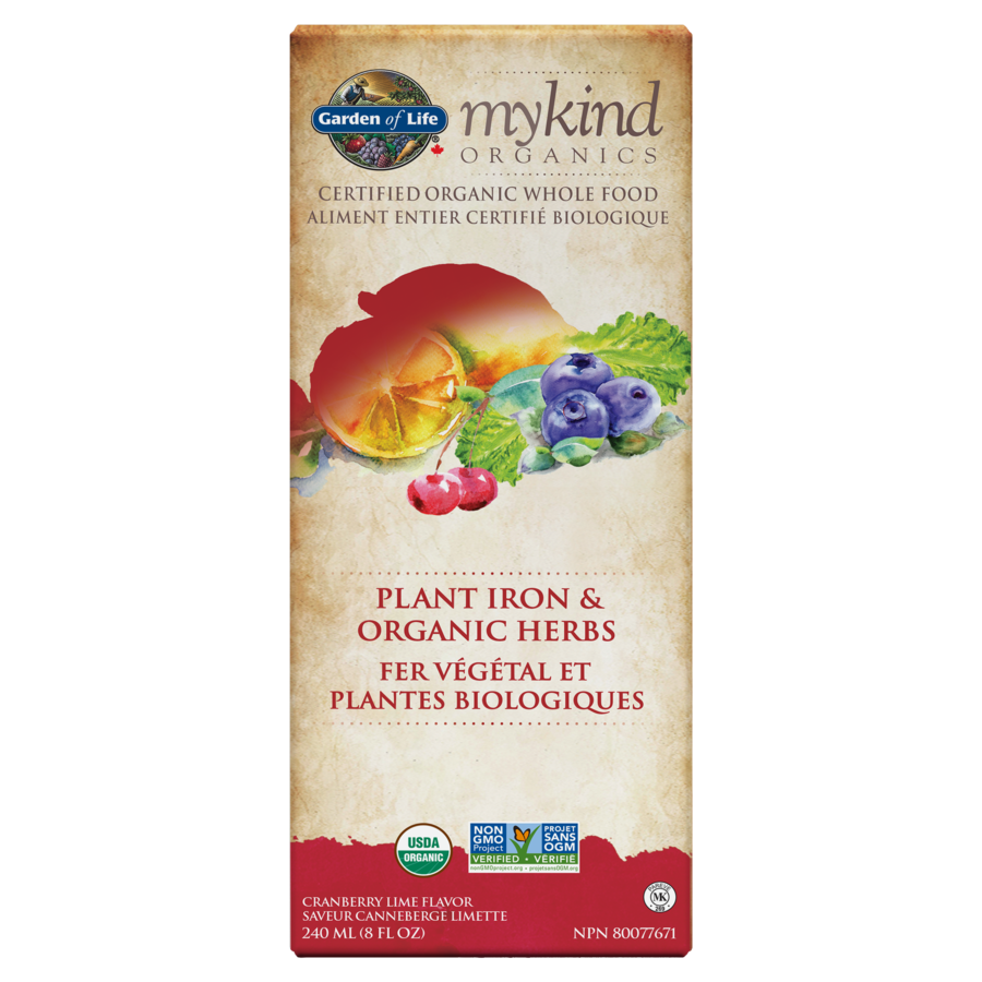 My Kind Organics Plant Iron and Organic Herbs 240ml