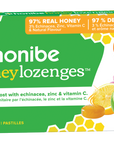 Honibe Honey Lozenges With Zinc and Vitamin C - Citrus 10 lozenges