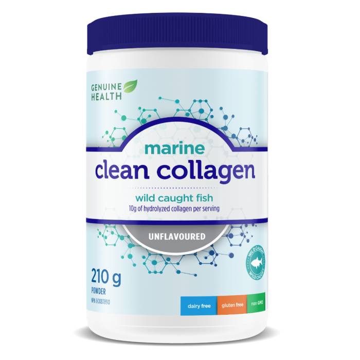 Genuine Health Marine Clean Collagen Unflavoured 210g