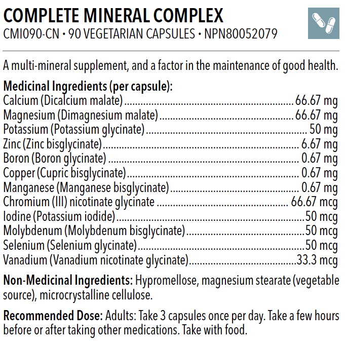 Complete Mineral Complex 90 caps