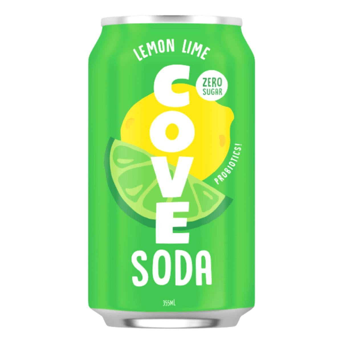 Cove Soda Lemon Lime 355ml