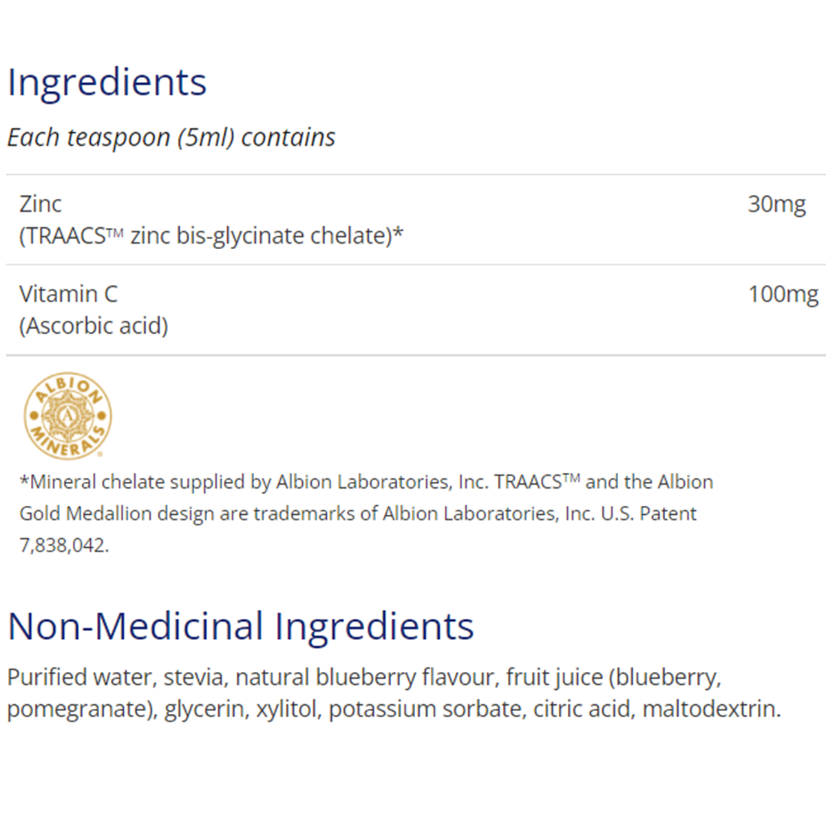 Can Prev Zinc 30 Immune - Juicy Blueberry 500ml