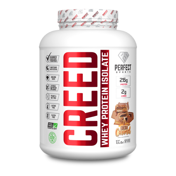 Creed Whey Protein Isolate- Cocoa Caramel 1.6 lbs