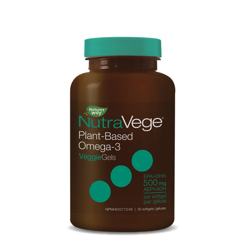 NutraVege Omega-3 Plant 30 Liquidgels