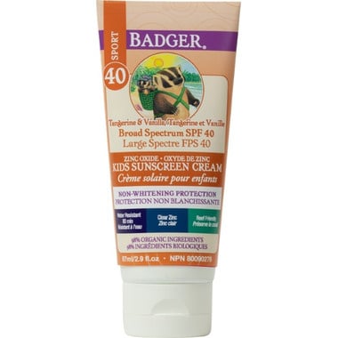 Badger Kids Sunscreen SPF 40 87ml