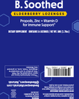 Beekeepers Naturals B.Soothed Elderberry Lozenges
