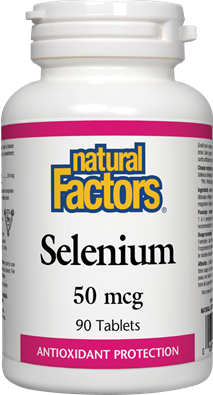 Natural Factors Selenium 50 mcg 90 tabs