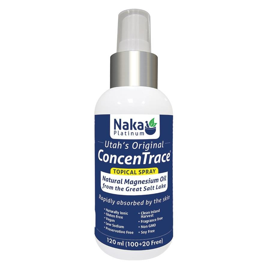 Naka ConcenTrace Topical Magnesium Oil Spray 120ml