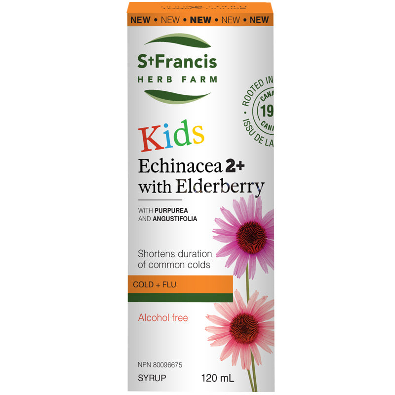 St Francis Kids Syrup Echinacea 2+ with Elderberry 120ml