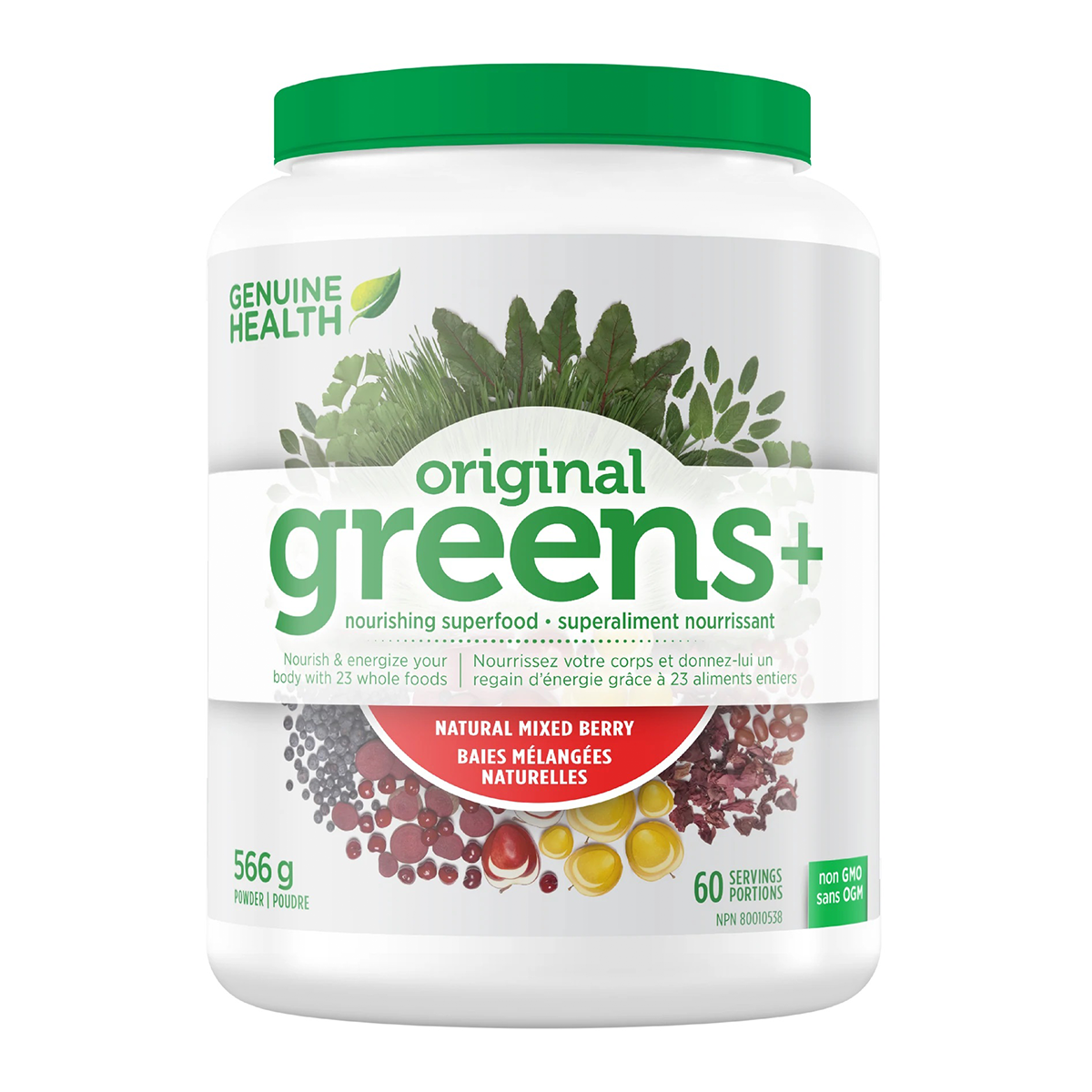 Genuine Health Greens+ Original Mixed Berry 566g