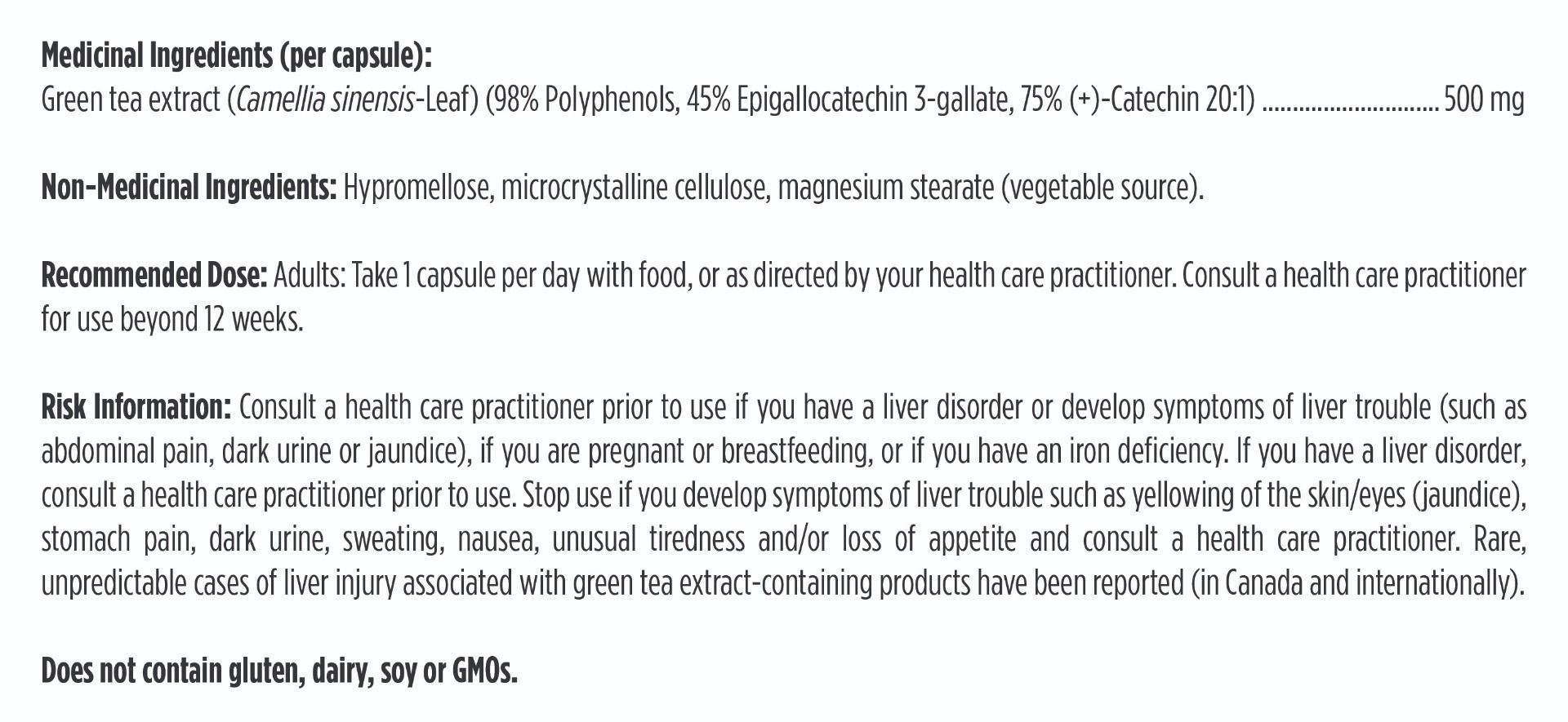 Designs For Health EGCg 60 caps