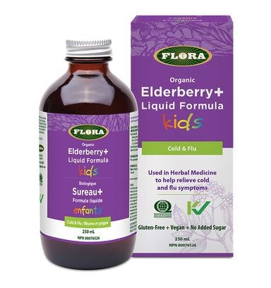 Organic Elderberry Liquid Formula Kids 250ml