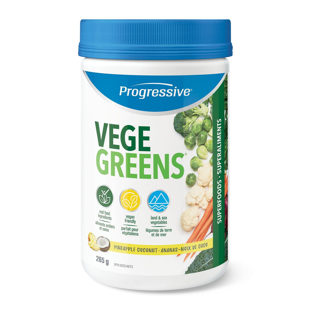 VegeGreens Pineapple Coconut 265g