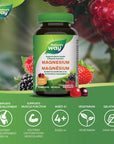 Nature's Way Magnesium Citrate Gummies- Mixed Berry 60 Gummies
