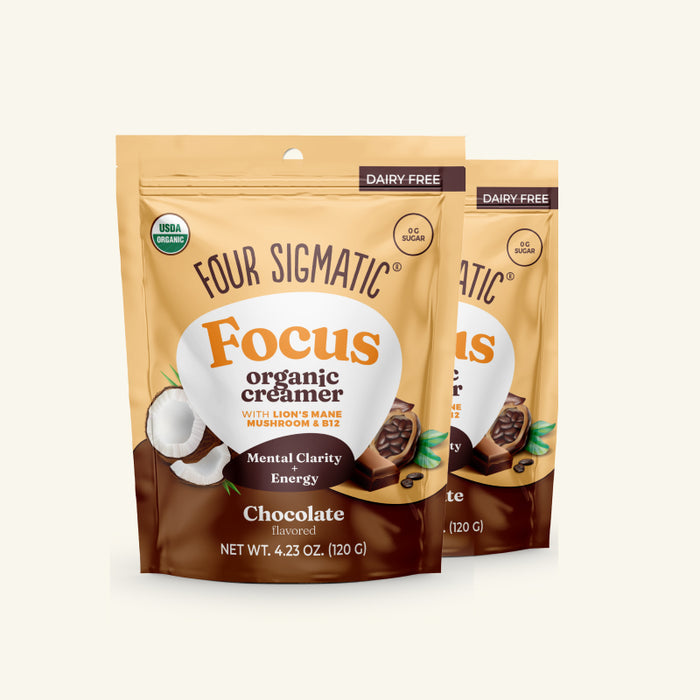 Four Sigmatic Focus Organic Creamer w/ Lion's Mane & B12- Chocolate 120g