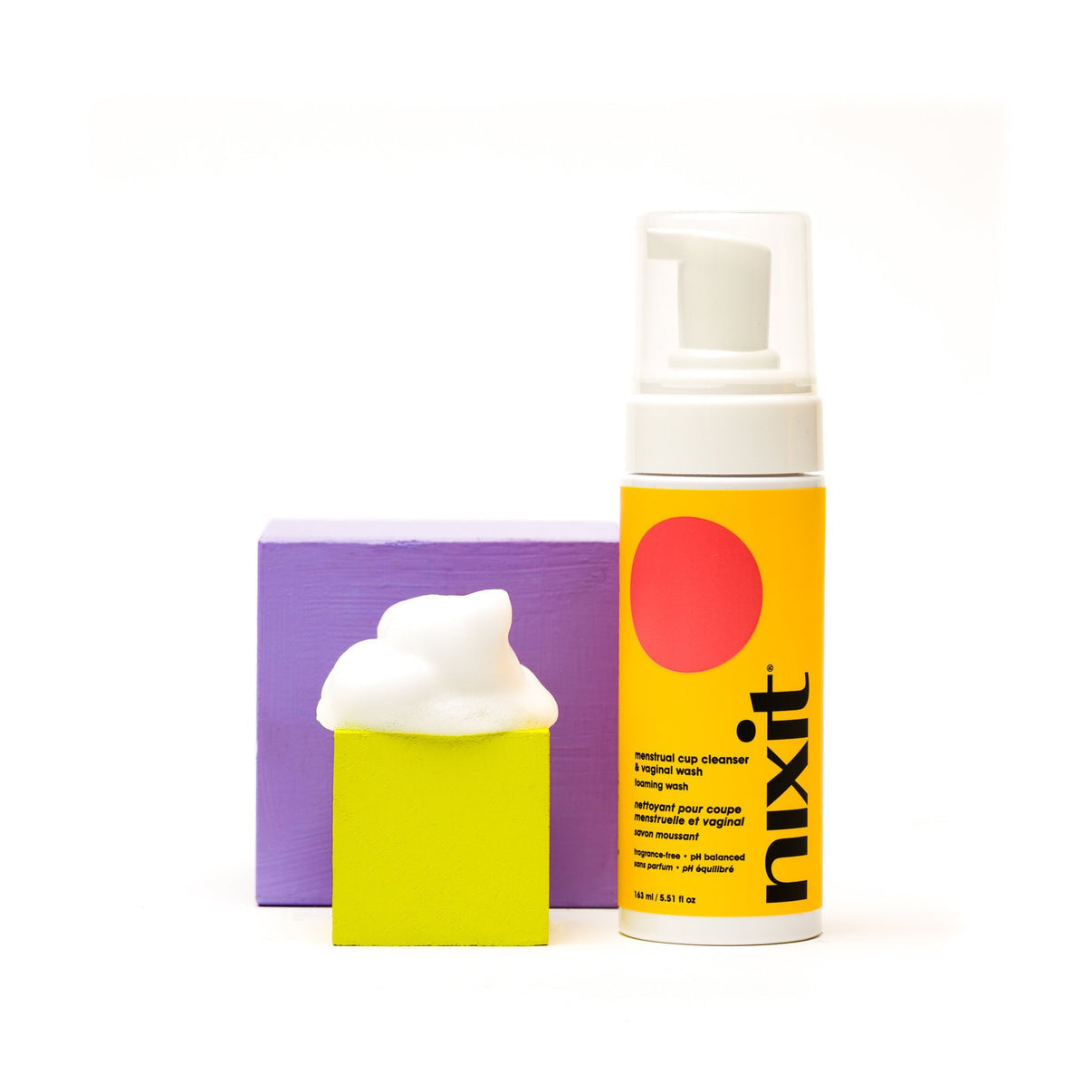 Nixit Menstrual Cup Cleanser & Foaming Wash 5.51 fl oz