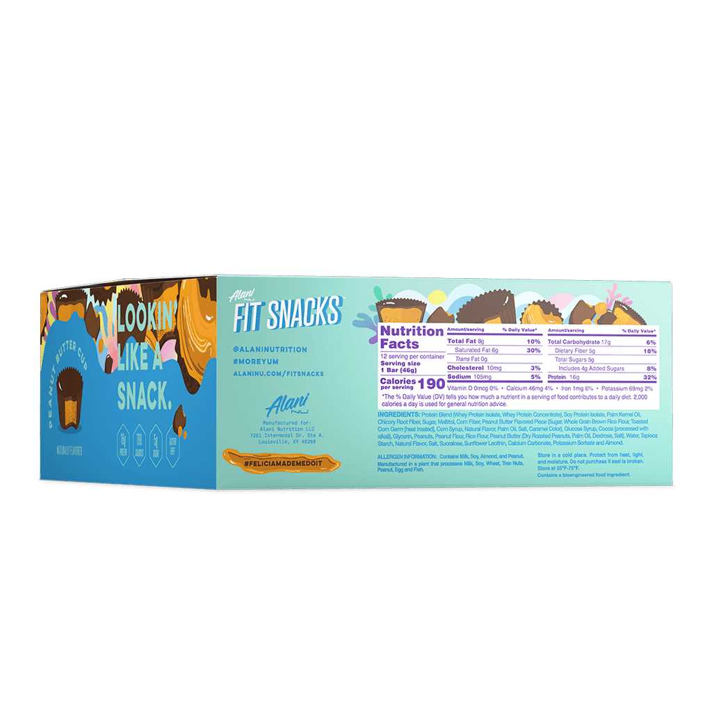 Alani Nu Fit Snacks Protein Bar Peanut Butter Cup