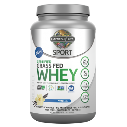 Garden of Life Sport Whey Protein Grass Fed- Vanilla 640g