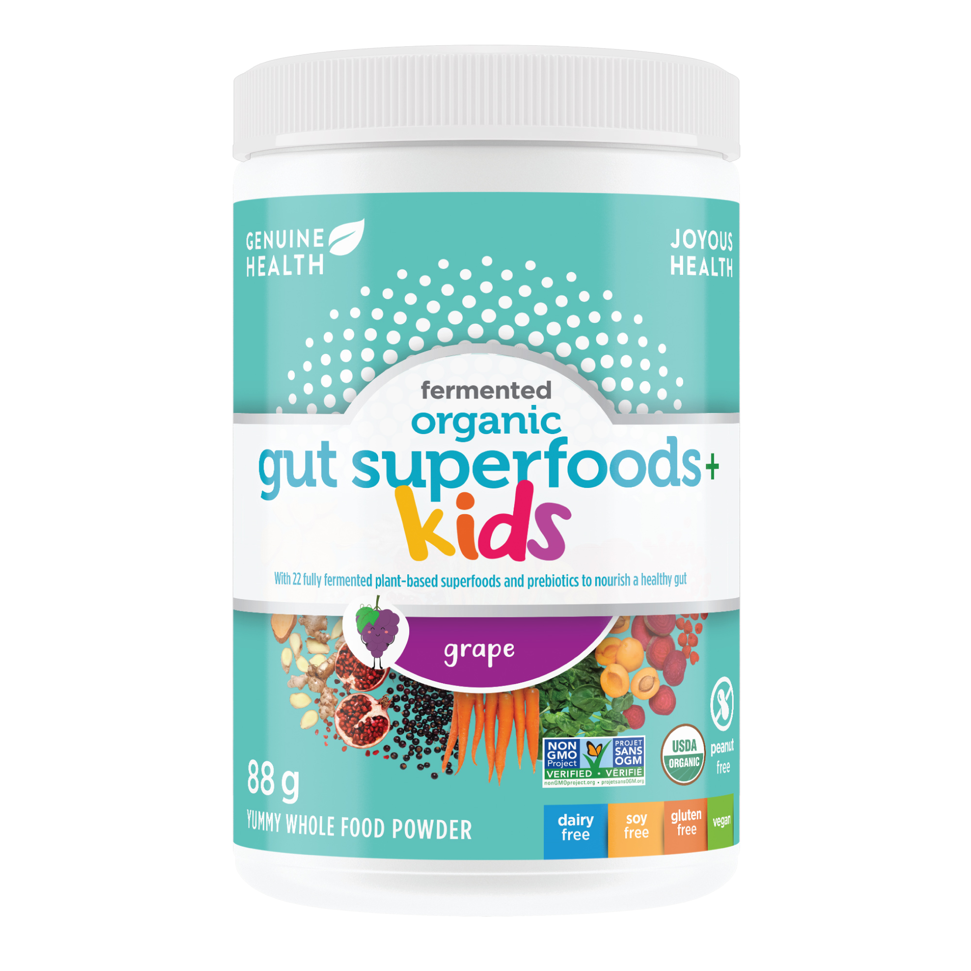 Genuine Health Gut Superfoods+ Kids Grape 88g