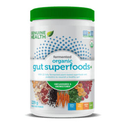 Genuine Health Fermented Gut Superfoods Unflavoured and Unsweetened 229g