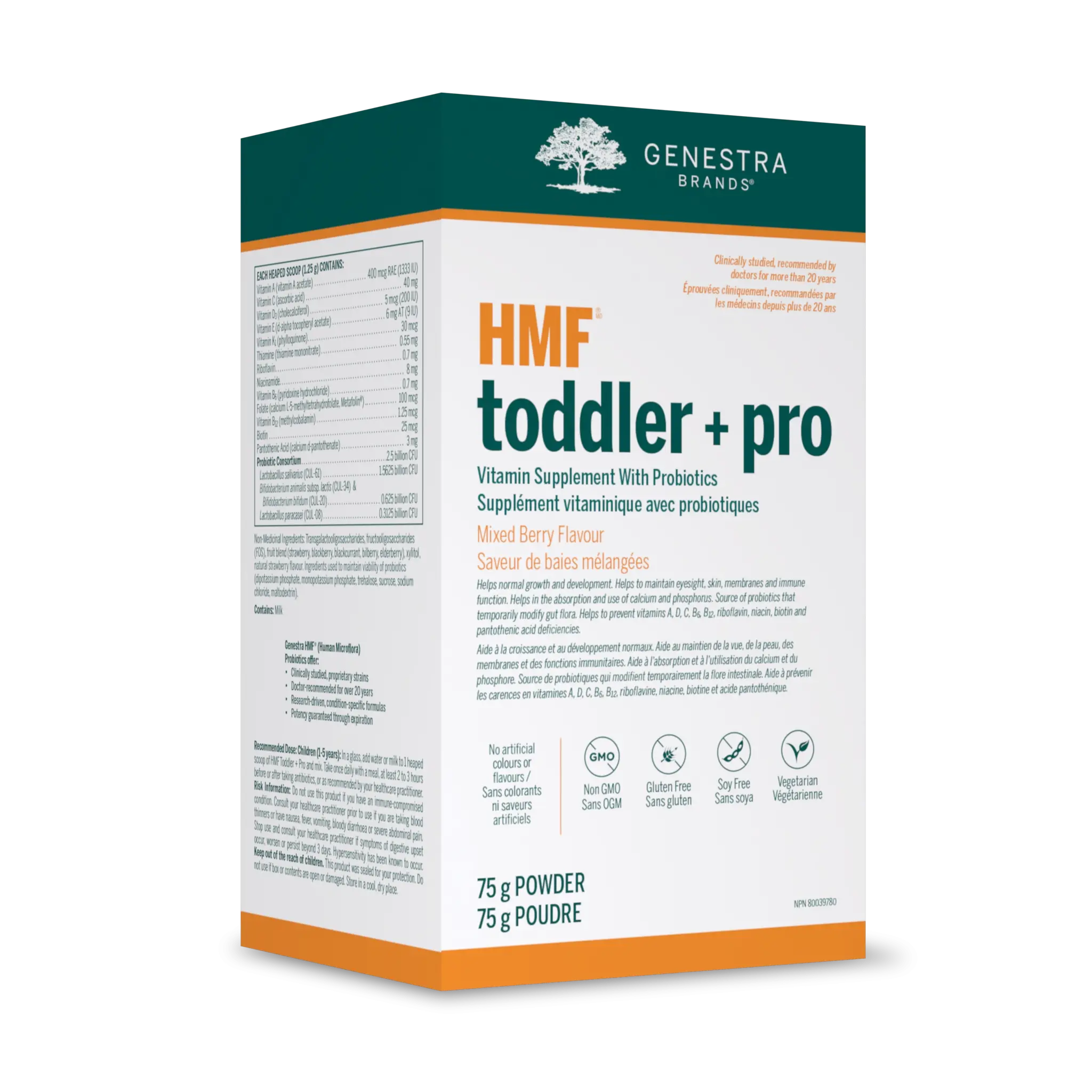Genestra HMF Toddler Pro Probiotic + Multivitamin 60g