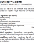 Designs For Health Homocysteine Supreme 60 caps