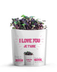 Microgreen Greeting Card I Love You- Radish Microgreens