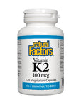 Natural Factors K2 120mcg 120 caps