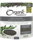 Organic Traditions Dark Chia Seeds 227g