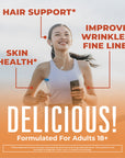 Mary Ruth's Liquid Morning Multivitamin + Hair Growth Peach Mango 887ml