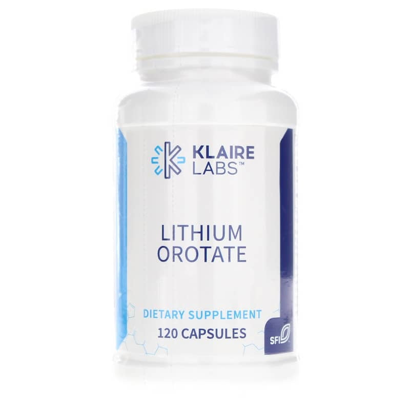 Klaire Labs Lithium Orotate 120 caps