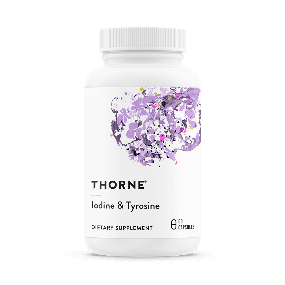 Thorne Iodine & Tyrosine Thyroid Support Formula