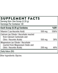 Thorne Cal Mag Citrate Effervescent Powder 214g
