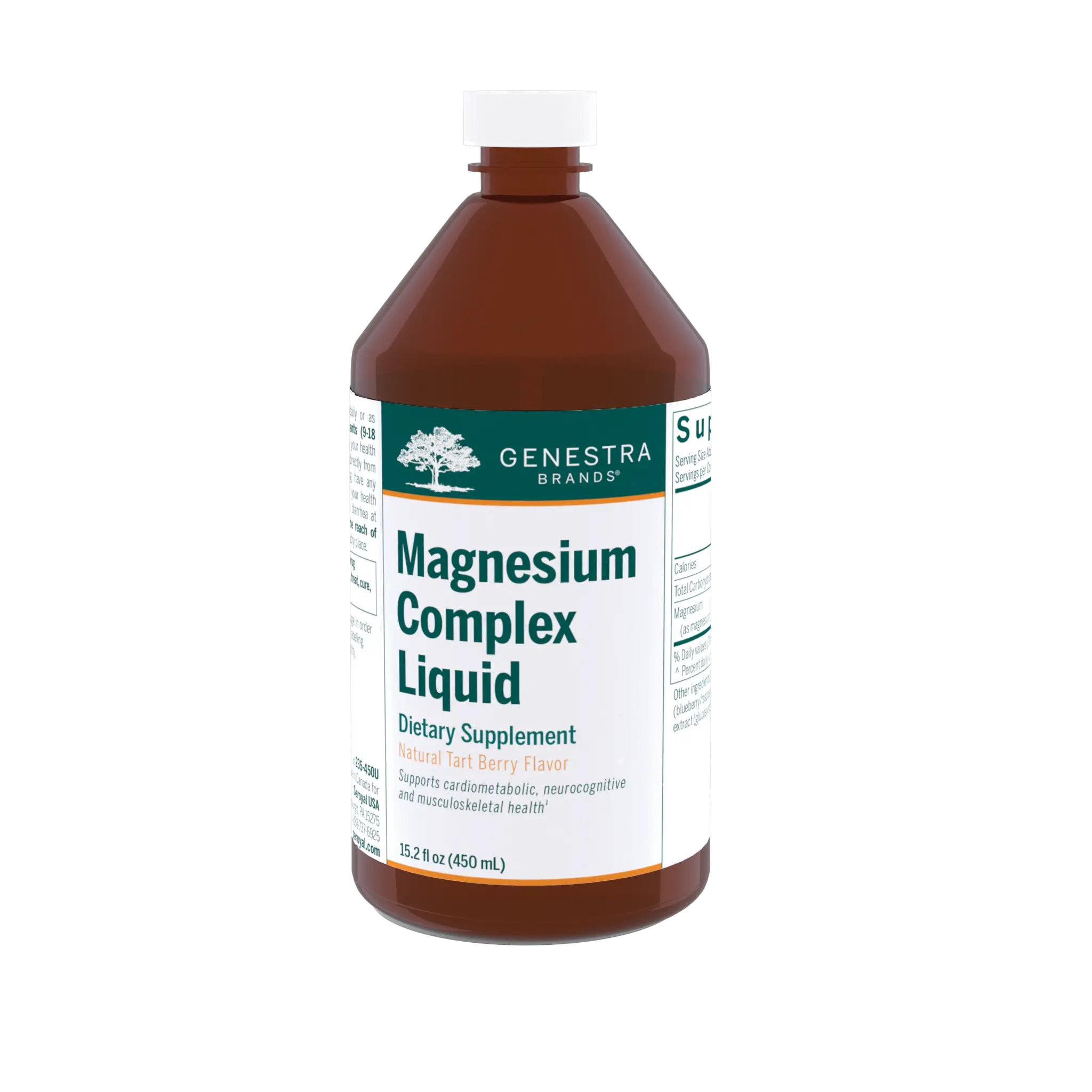 Genestra Magnesium Complex Liquid Tart Berry 450ml